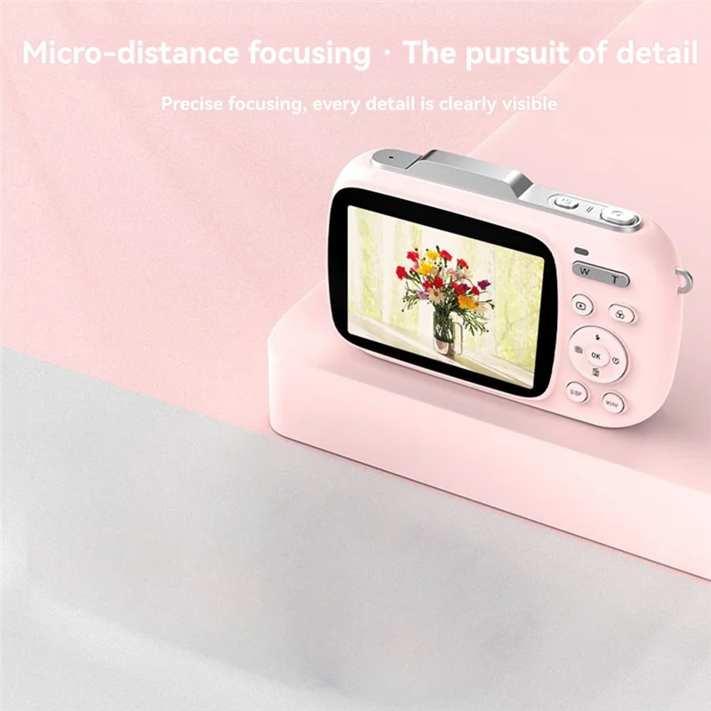 ABSQ-Travel Camera Digital Camera 4K Video Recording Anti-Shake 64MP Portable Vlogging Camera For Photography For Beginners Teen