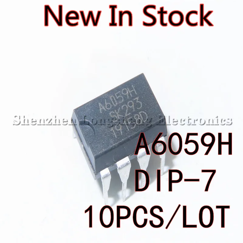 10PCS/LOT A6059H STR-A6059H  A6059 DIP-7  Offline PWM switch chip New In Stock