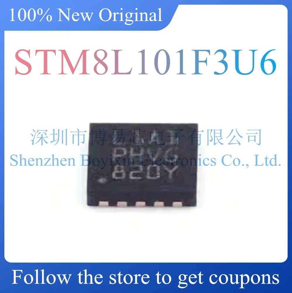 NEW STM8L101F3U6.Original genuine.QFN-20