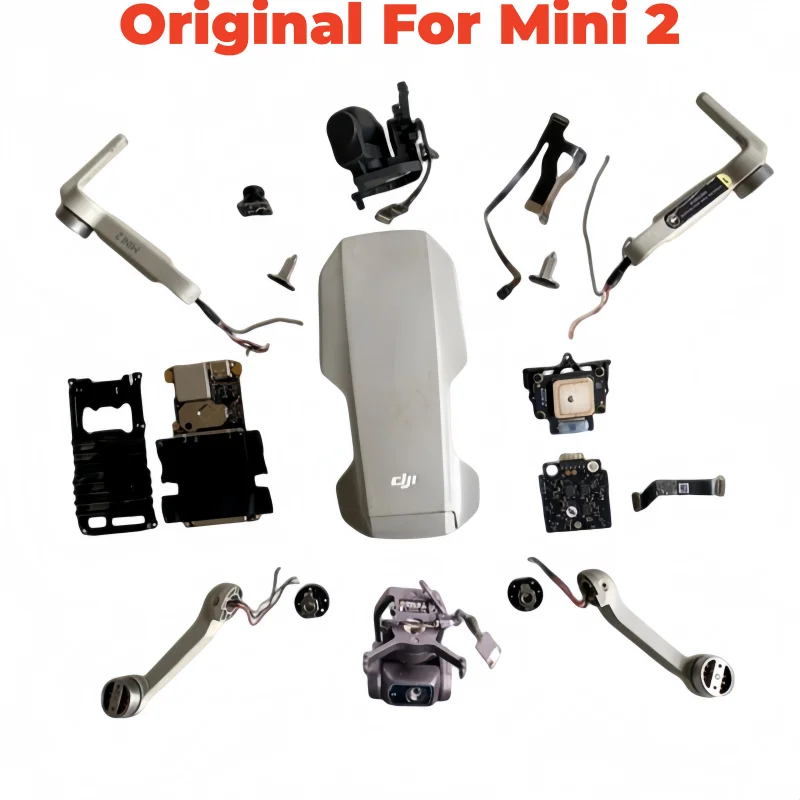 Genuine for DJI Mini 2 Gimbal Housing Body Shell Camera Signal Cable GPS Board ESC Module Flat Line Arm Aixs Repair Parts