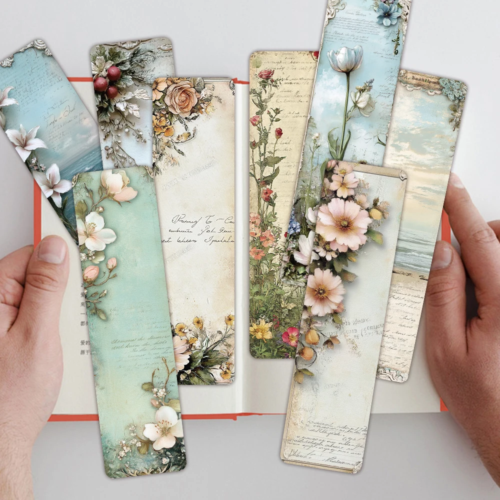 

30pcs vintage landscape bookmark new year gift Back to school book decorative cards reading label Stationery Gifts for Book Club