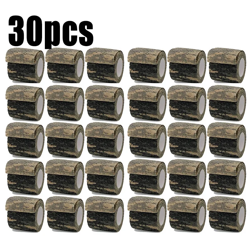 

1/10/15/30 шт. ACU камуфляжная спортивная самоклеящаяся эластичная повязка, эластопласт для поддержки колена, подушечки для пальцев, лодыжки, ладони