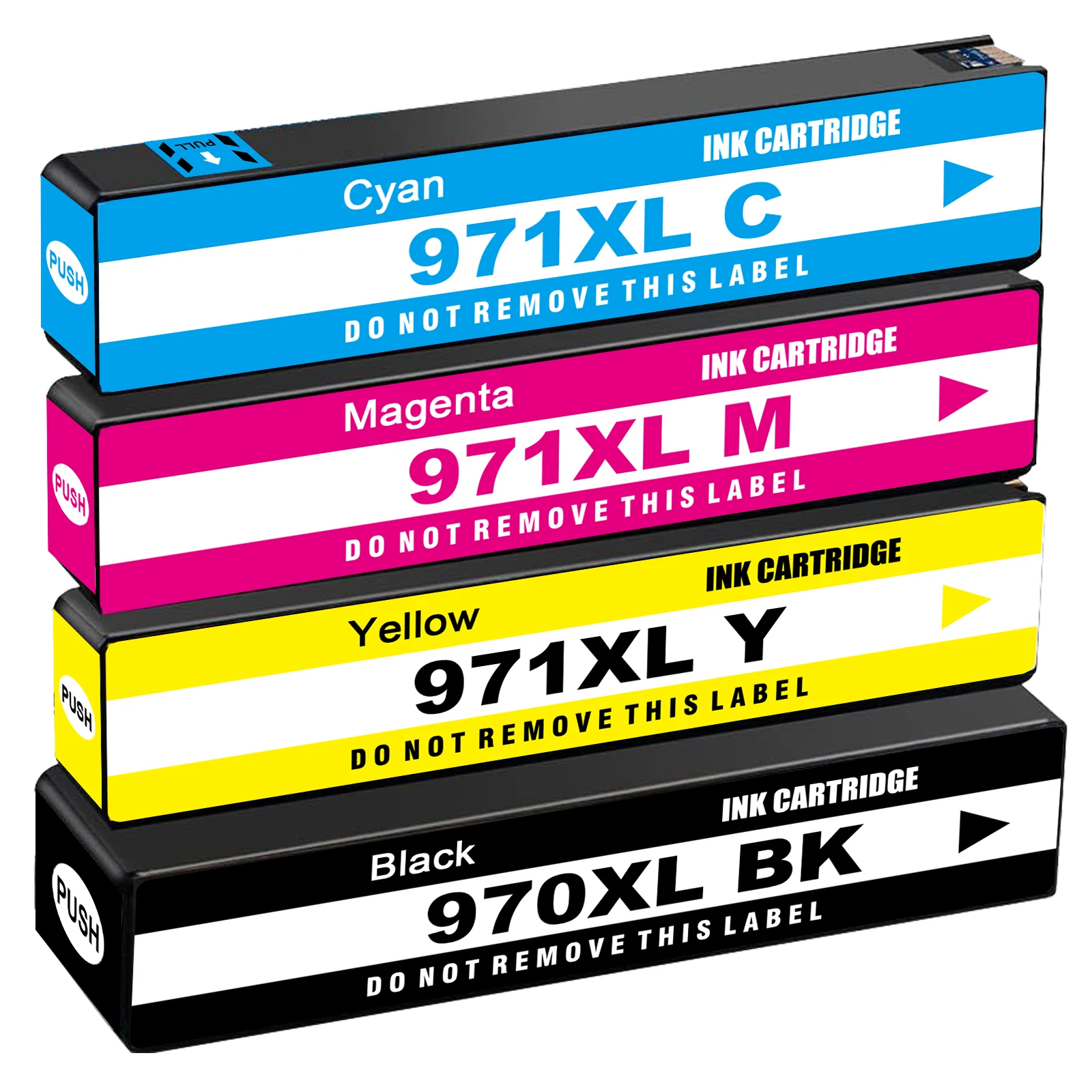 970XL 971XL Ink Cartridge Combo Pack Replacement for 970 971 XL Cartridge for HP Officejet Pro X451dn/X451dw/X476dn MFP etc 4 pk