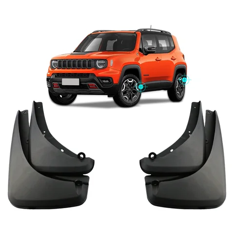 Комплект Брызговиков Для Jeep Renegade 2014-2022 (4 Шт.): Передние И Задние Защитные Аксессуары Для Автомобиля