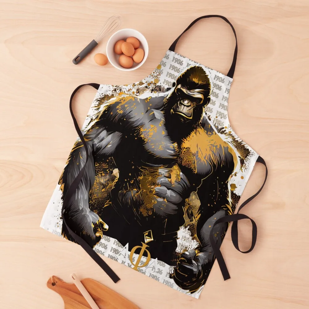 

Alpha Phi Alpha - Gorilla Mode Apron barber uniform Barista Kitchen Tools Apron