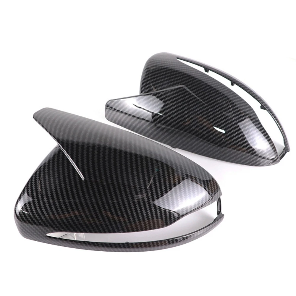 Car Carbon Fiber Side Rearview Mirror Cap Cover Rear View Mirror Covers Direct Replace for C E S GLA W205