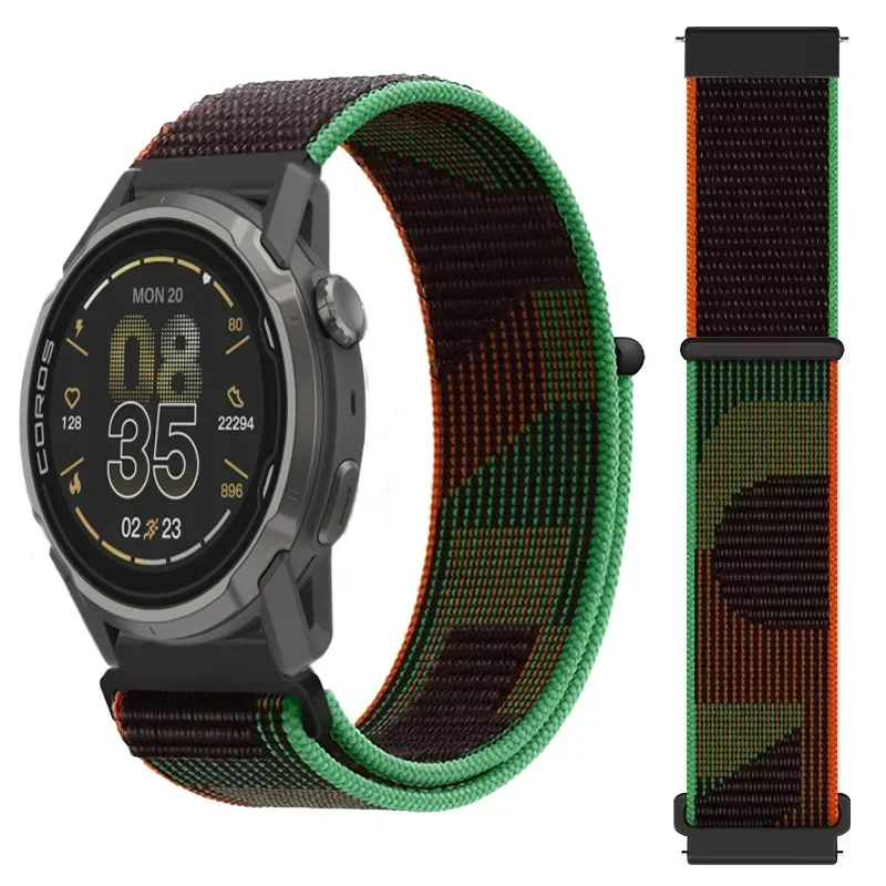 20mm 22mm Nylon Loop Strap for Suunto Vertical 2 Race 2 S Run Ocean Bracelet COROS APEX 4 42mm PACE 4 Pro CMF Watch 3 Pro 2 Band