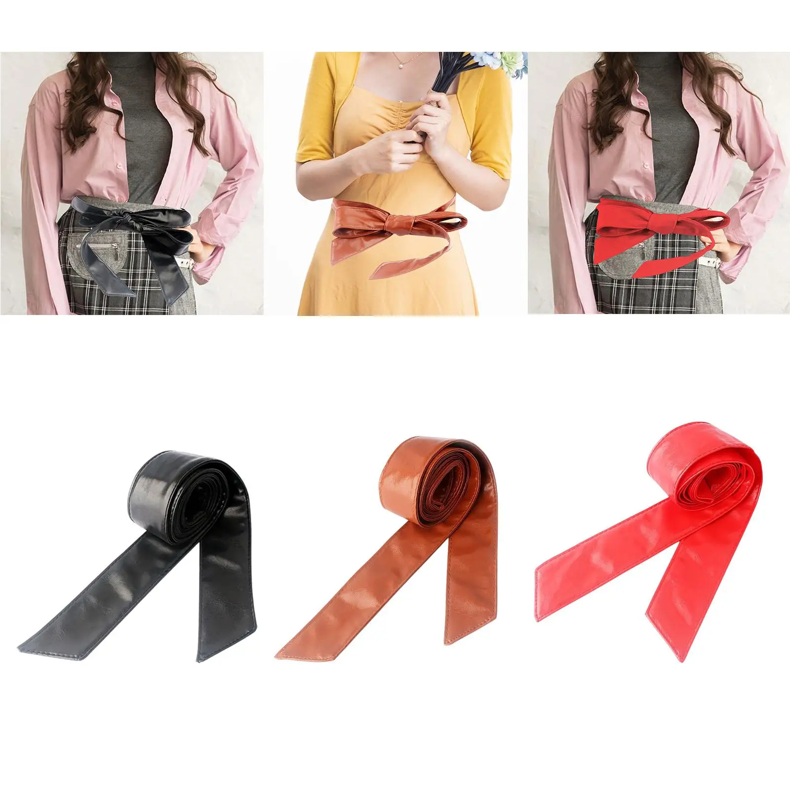 Women Overcoat Waist Belt Waist Tie Versatile 4.5cm Wide Accessory Jacket Tie Comfortable Wide Waist Belt for Jacket Sweater