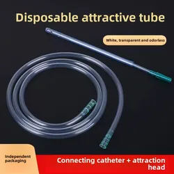 Medical disposable suction device implantation, abdominal and thoracic surgery, use of water supply and drainage tube