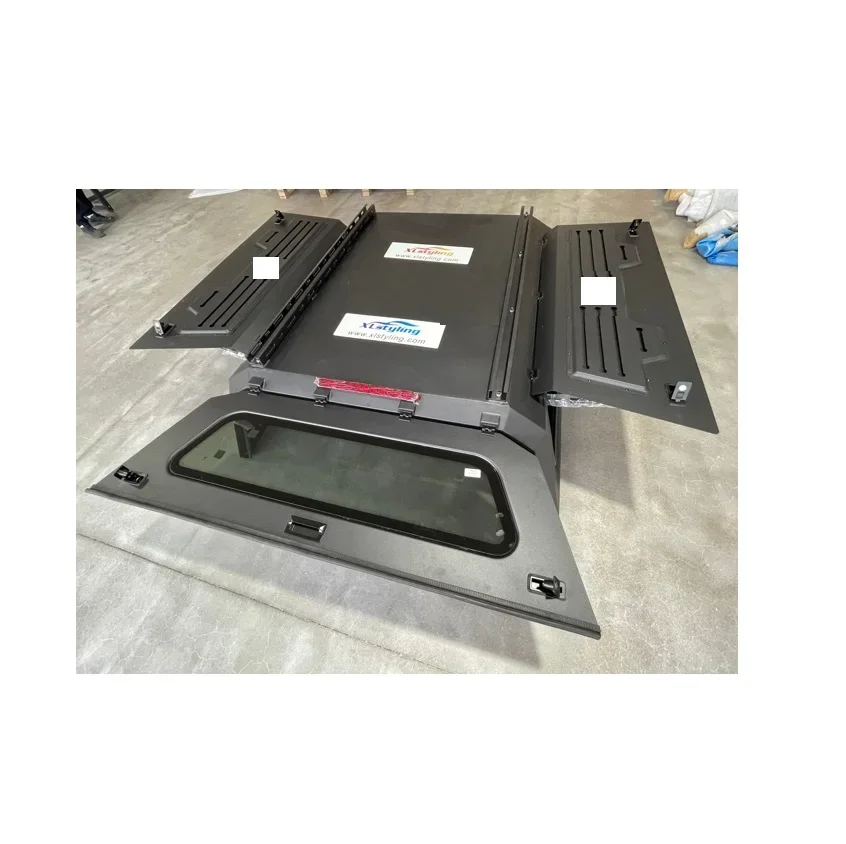

pickup truck accessories hard top steel canopy with glass windows for Ford ranger T8 2018