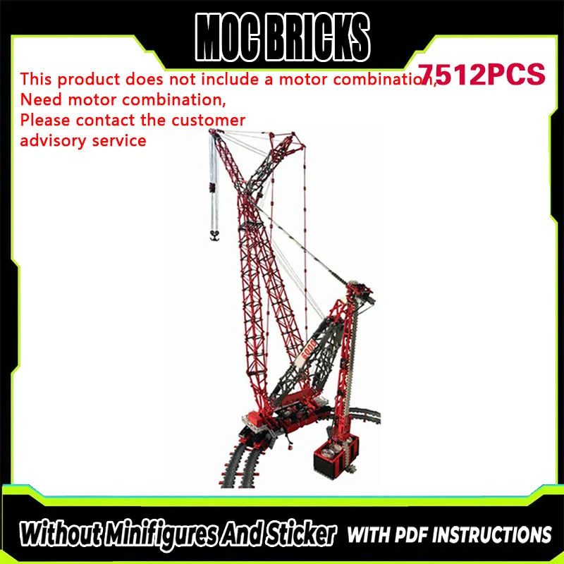 

City Car Model MOC Building Bricks Classic SK6000 Giant Ring Crane Modular Technology Gifts Holiday Assemble Children Toys Suit