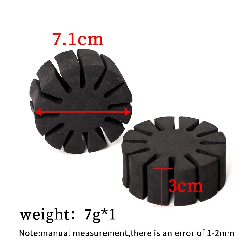 EVA Foam Round Rack para Archery Arrows, Seta Titular, Inserir Caça, Spliter Proteção Ferramenta Prateleira, 6pcs