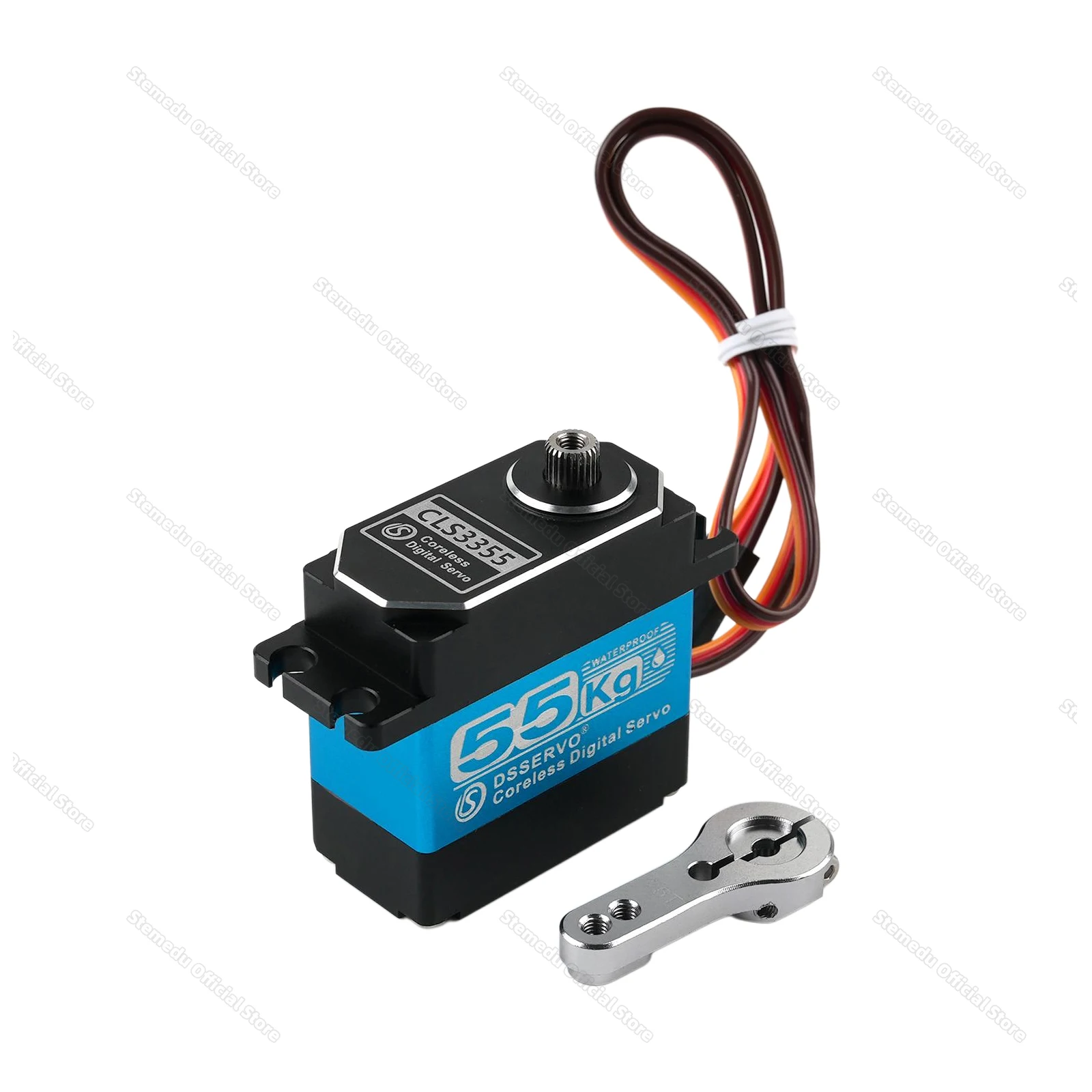 dsservo-55kg-torque-high-speed-cls3355-dc5-84v-all-metal-hollow-cup-digital-rc-servo-dasheng-coreless-motor-waterproof-servos