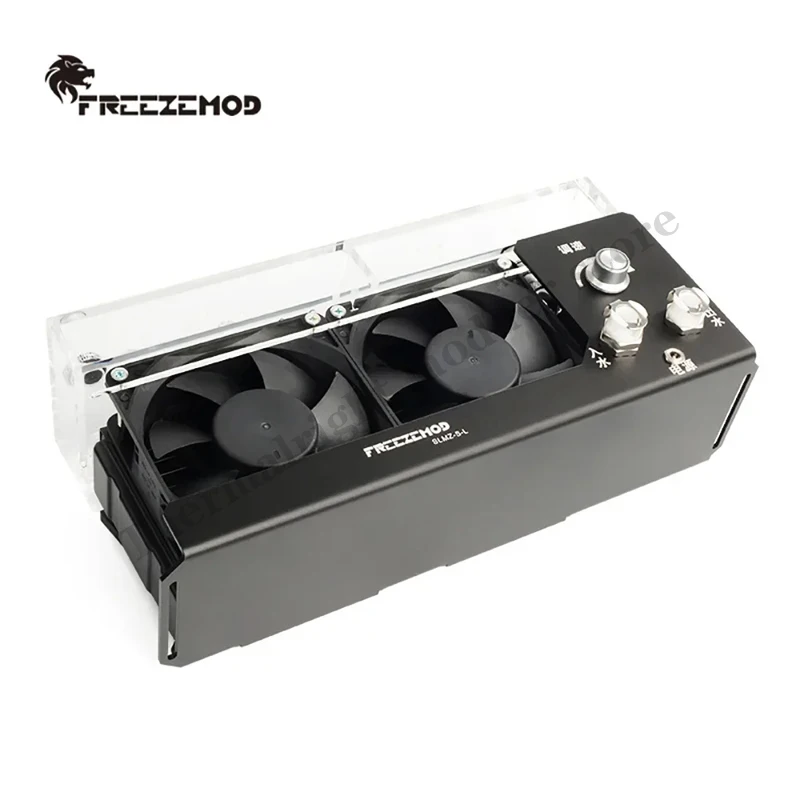 Imagem -05 - Zemod-computador Laptop Water Cooling Dissipação de Calor Módulo 1200ml Capacidade Bomba Ajustável 4m 600lh Slmz-s-l