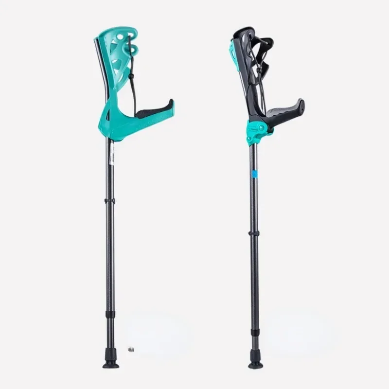 Anti-slip Height Adjustable Shock-absorbing Medical Crutches Elbow Crutch,Orthopedic Crutches,Aluminum Alloy Elderly Walking Aid