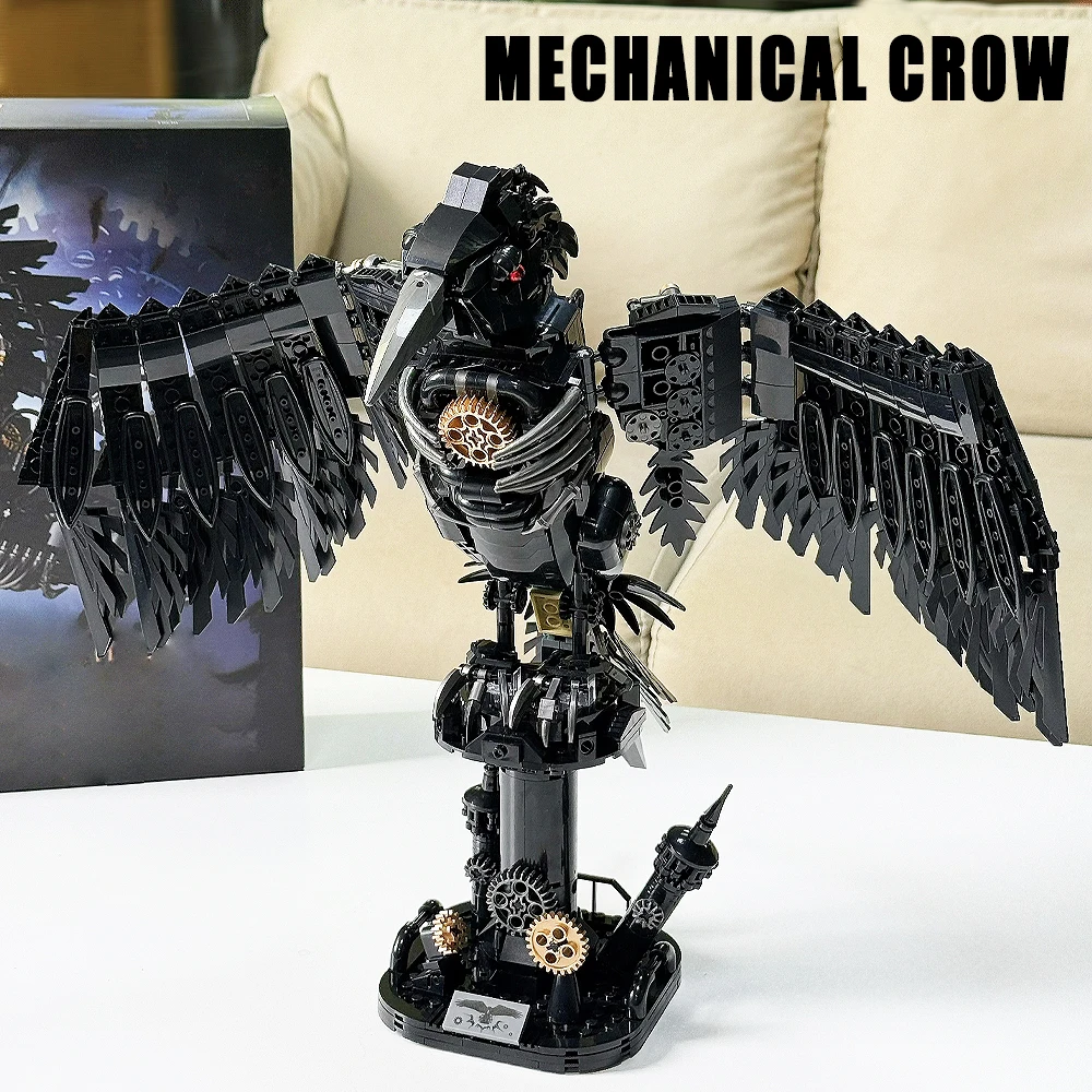 

Механическая модель-конструктор «Ворон-Меха» для детей, коллекционный набор для сборки, игрушка-конструктор, подарок на день рождения, хобби-набор, кирпичики
