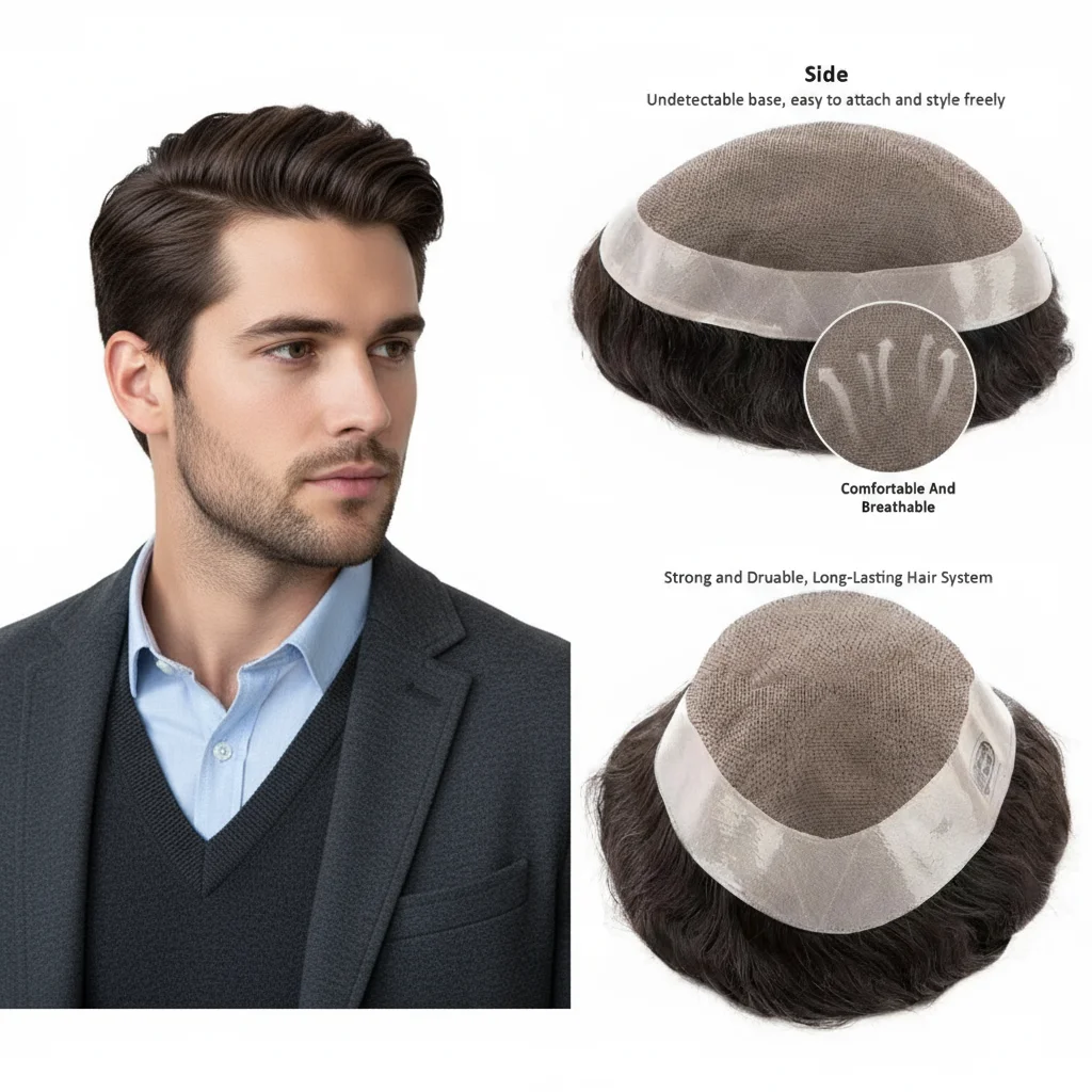 Budget Men Toupee D… - image