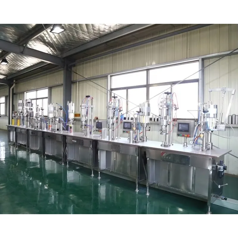 Semiautomatic Manual Spray Paint Filling Machine