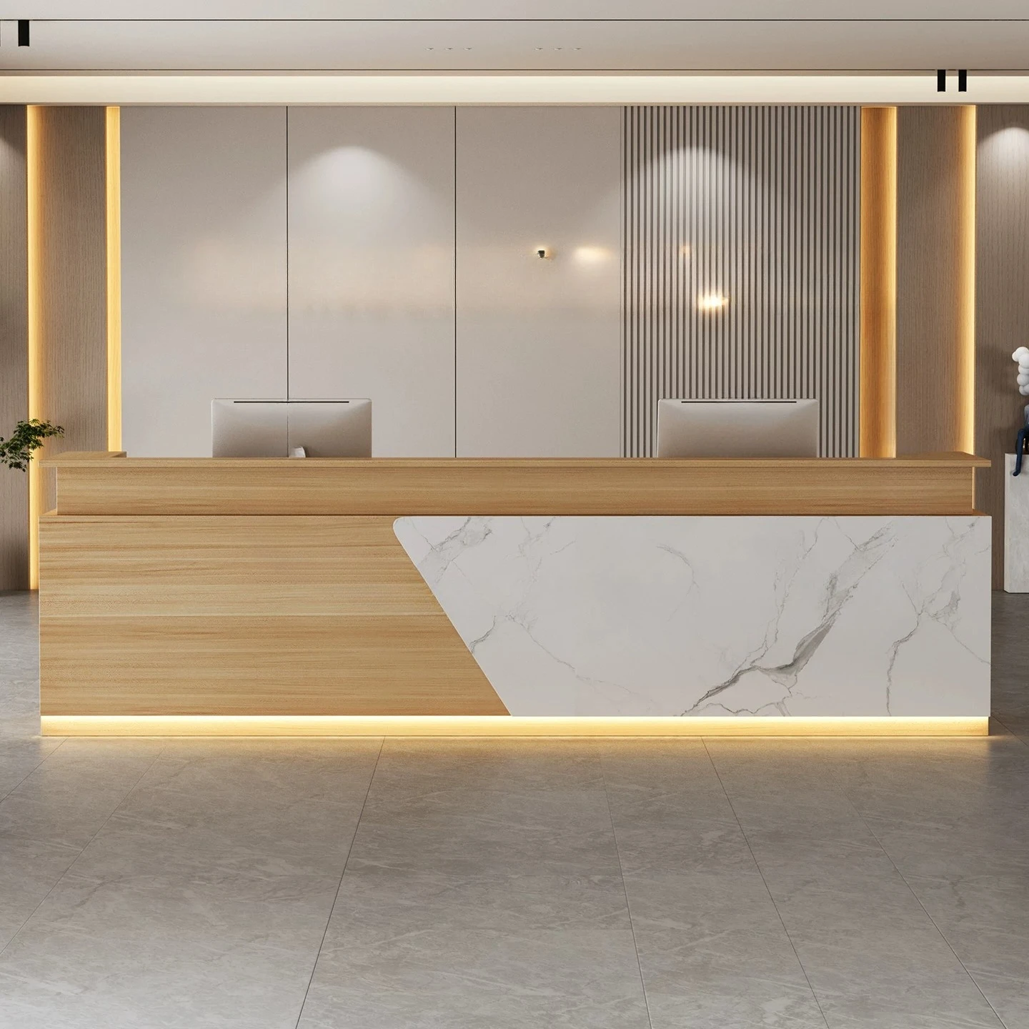 Wooden Executive Podium Reception Desk Medical Service Table Reception Desk Minimalist Sales Shop Mostrador De Tienda Furniture