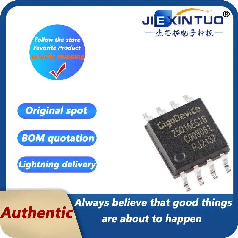 

NOR flash memory GD25Q40CTIGR GD25Q16ETIG GD25Q80ESIG GD25Q64CSIG GD25Q128ESIG GD25Q256EYIGR GD25Q80CSIG GD25Q256DFIGR