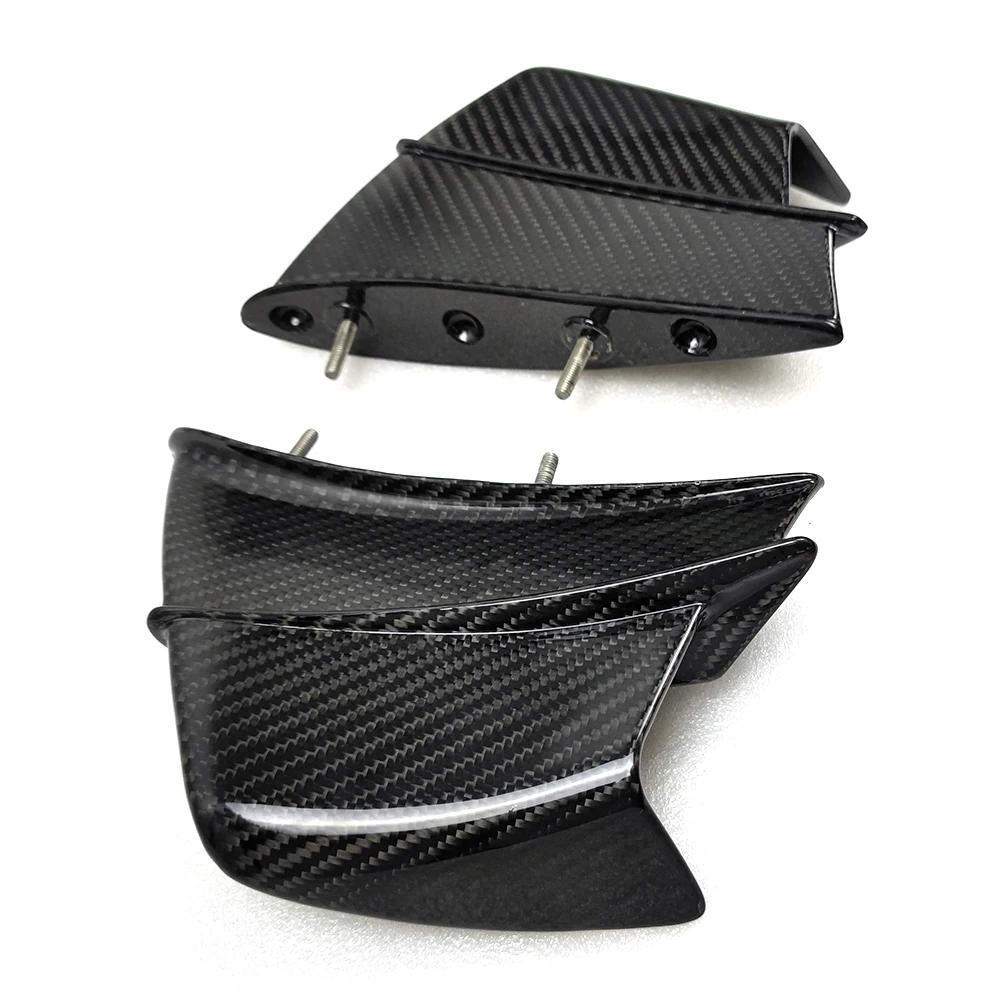 Winglets Air Deflector for Panigale V4 2018-2020 3K Carbon Fiber Winglets Aerodynamic Wing Motorcycle Accessories