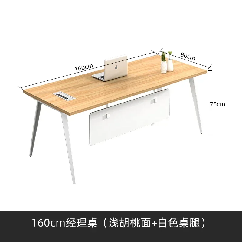 Premium Simplicity Computer Office Desk Modern Single Boss Executive Office Desk Secretaire Table