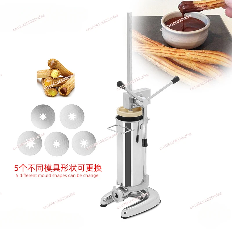 Commercial Manual Extrusion Latin Fruit Machine 3L Capacity Feature Fritters Extruder