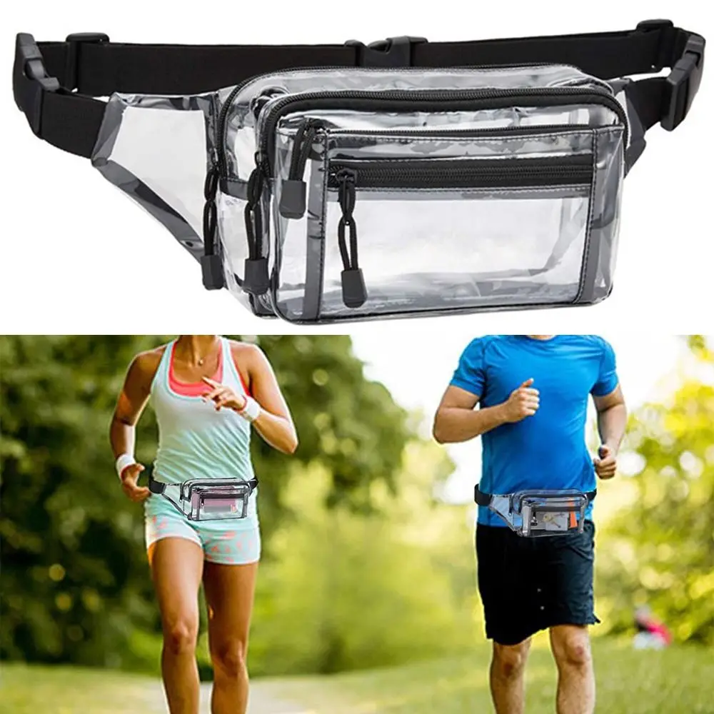 Clear Waist Bag Fashion Belt Bag Bum Bag for Festival Travel Beach Concerts Sporting Event