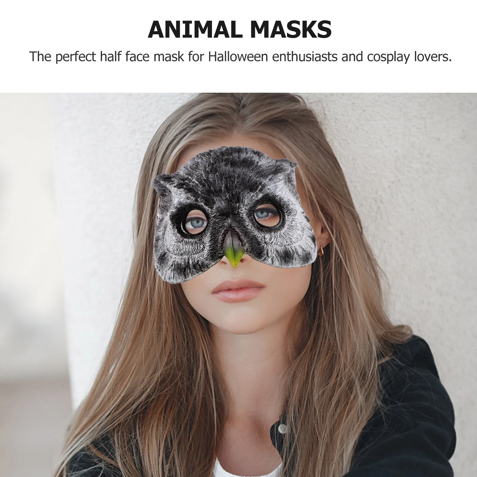 

Owl Party Mask Masquerade Halloween PU Cosplay Eye Mask Costume Prop Animal Masks for Adults Owl Masks for Adults