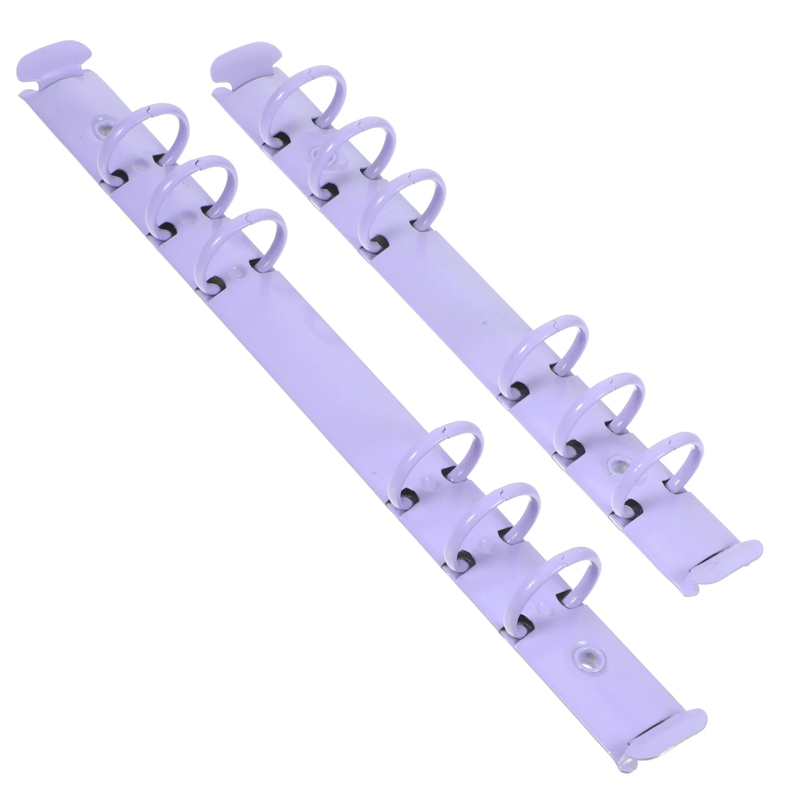 2 قطعة معدنية فضفاضة ورقة الموثق آلية كليب ل مخطط دفتر الموثق المنظم ورقة العمود الفقري ملزمة كليب DIY بها بنفسك