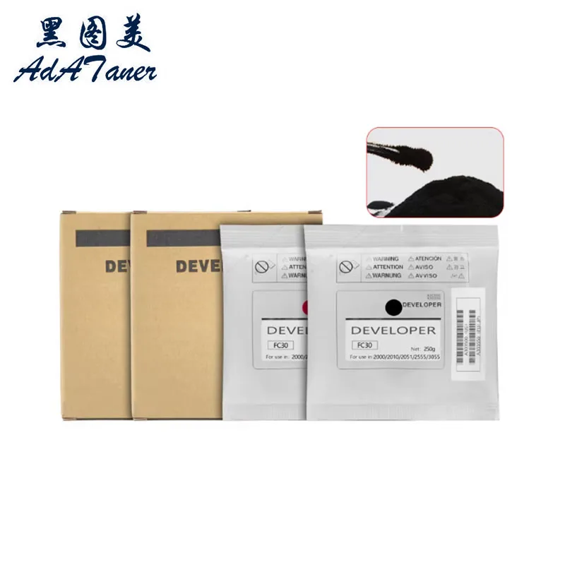 

Порошок проявки D-FC30 T-FC30 FC-30 для Toshiba E-STUDIO 2050C 2051C 2550C 2551C 2555C 2050 2051 2550 2551 250г/пакет