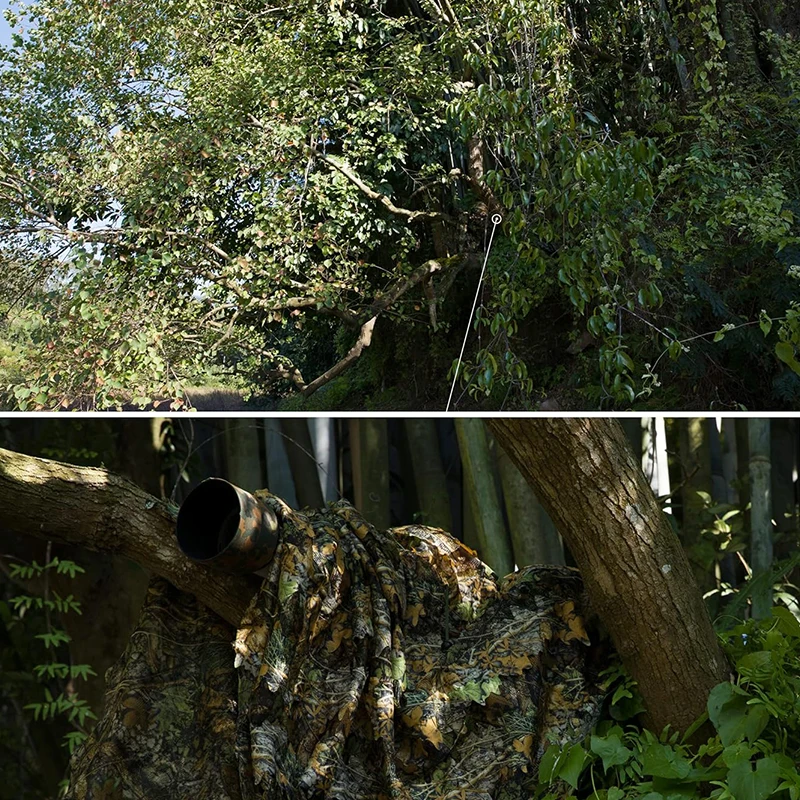 Outdoor Hunting Maple Camouflage Cape, Jungle Ghillie Suit