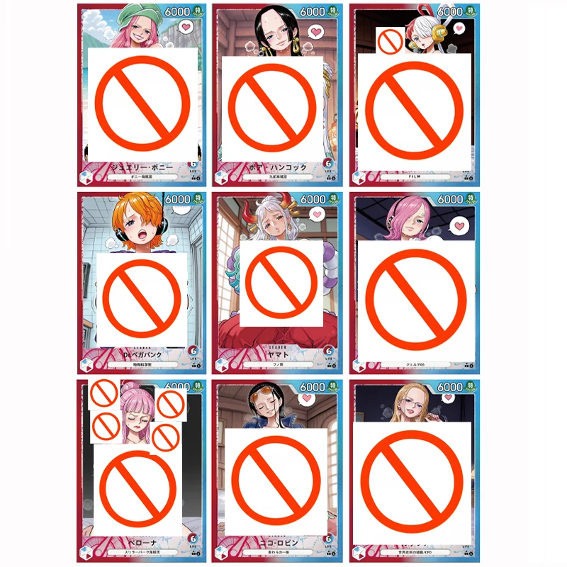 9pcs/set One Piece Boa Hancock Vinsmoke Reiju Uta Nico Robin DIY self-made Color Flash Card Anime Game Collection Card Gift