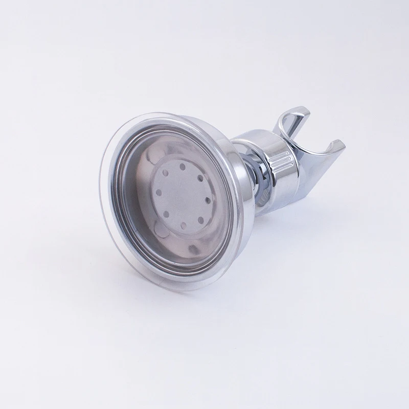 1PC Adjustable Electroplate Shower Rack Suction Cup Type Lotus Canopy Bracket Handheld Shower Head Bathroom Nozzle Fixed Base