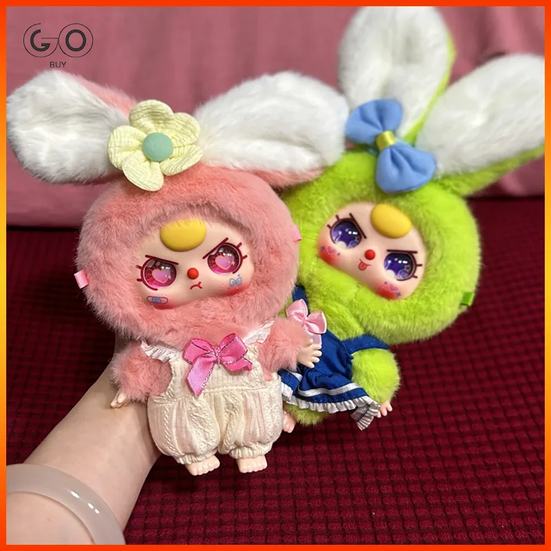 

The First Genuine Baby Three Macaron Little Rabbit Serie Blind Box Tide Play Backpack Pendant Doll Blind Box Girl Christmas Gift