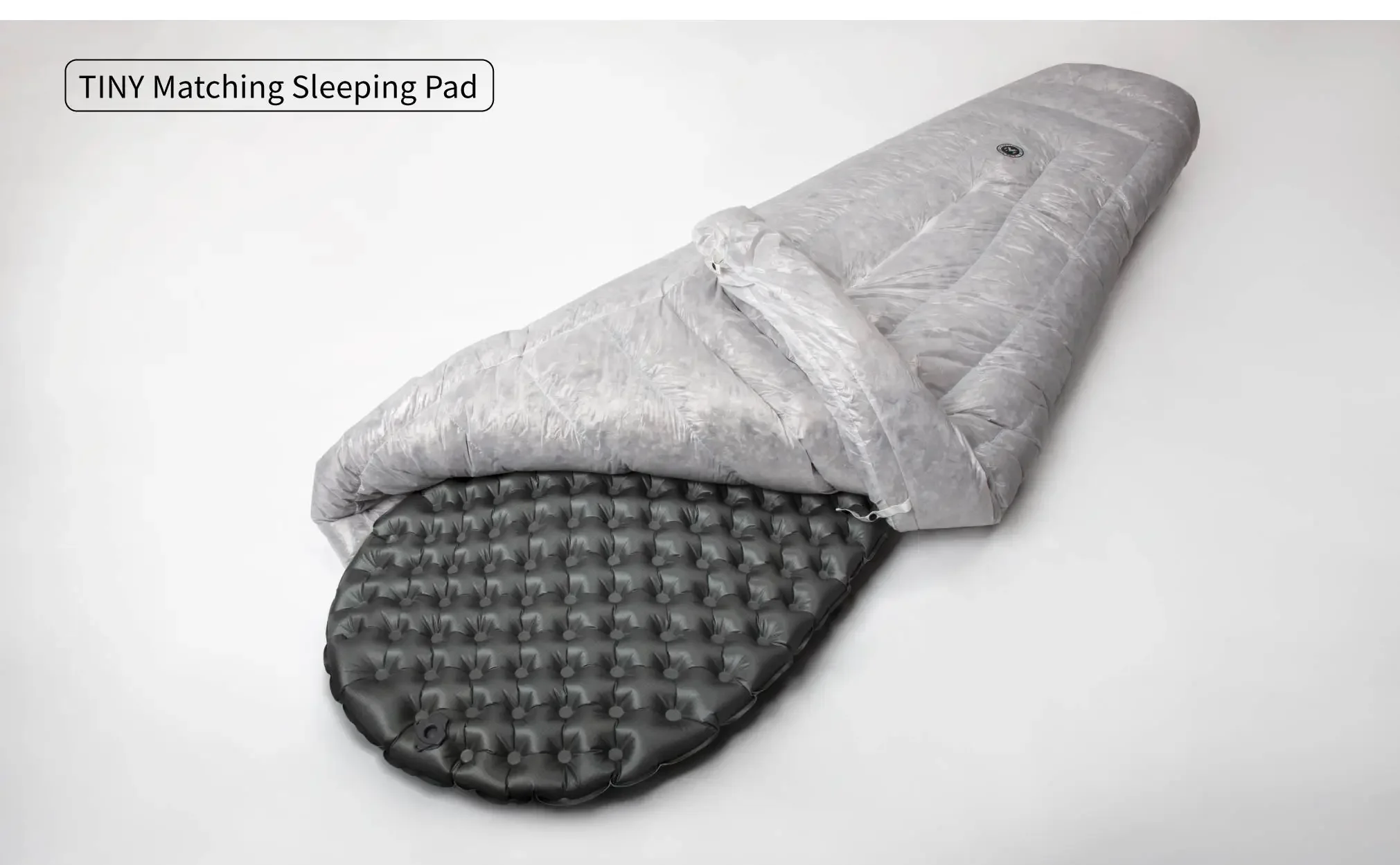 AEGISMAX Wind Hard Tiny Wearable 800FP Gänsedaunenschlafsack Ultraleichte Camping-Steppdecke-Hängematte – Detail 10