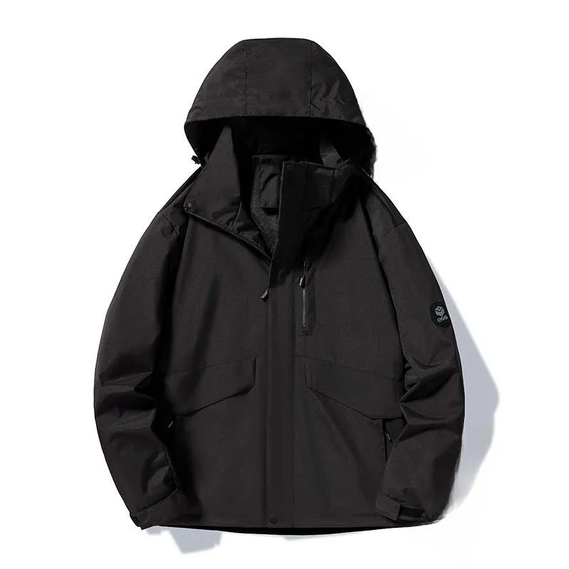 

Весенне-осенняя повседневная спортивная куртка для мужчин, однослойная, свободного кроя, для активного отдыха, унисекс, удлиненная, для бега, объемная модель, брендовая