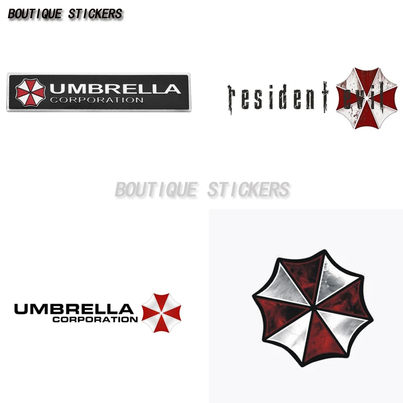 Umbrella Corporation Sticker Set Waterproof Vinyl Decals  Raccoon City Sticker Pack for Car LaptopWaterproof PVC