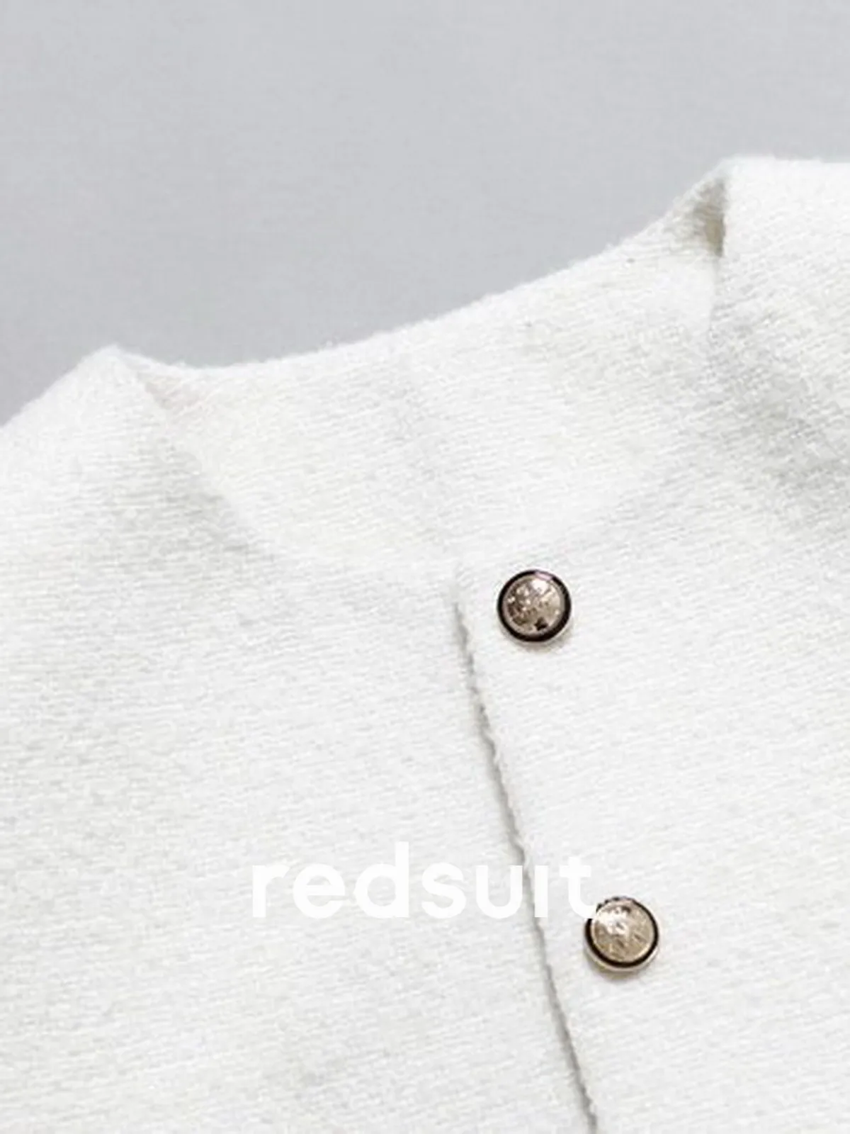 New Heavy Industry Simple Coat Versatile Commuter White Top Custom Sizes