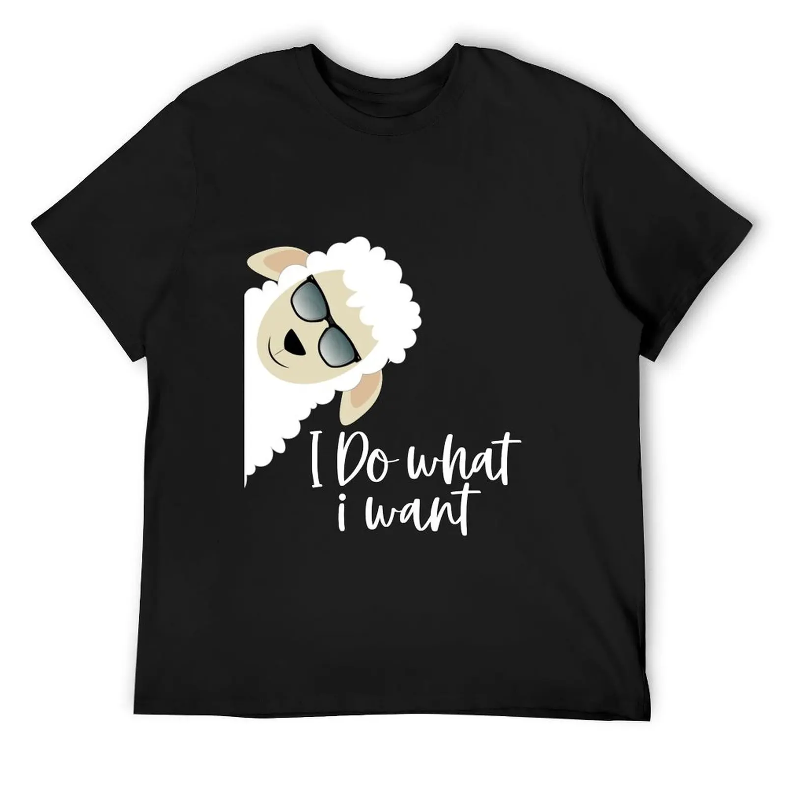 

I Do What I Want - Sheep T-Shirt hippie clothes topping plus size clothes fashion shirts men tshirt