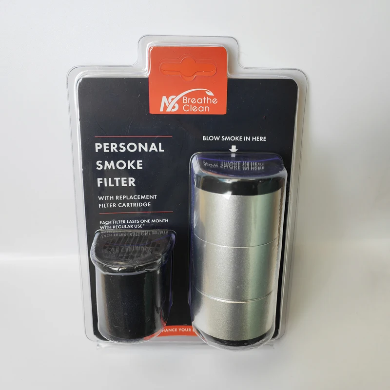 

Personal Air Filter Replacement Cartridge HEPA and Carbon Eliminates Smoke Odor Buddy