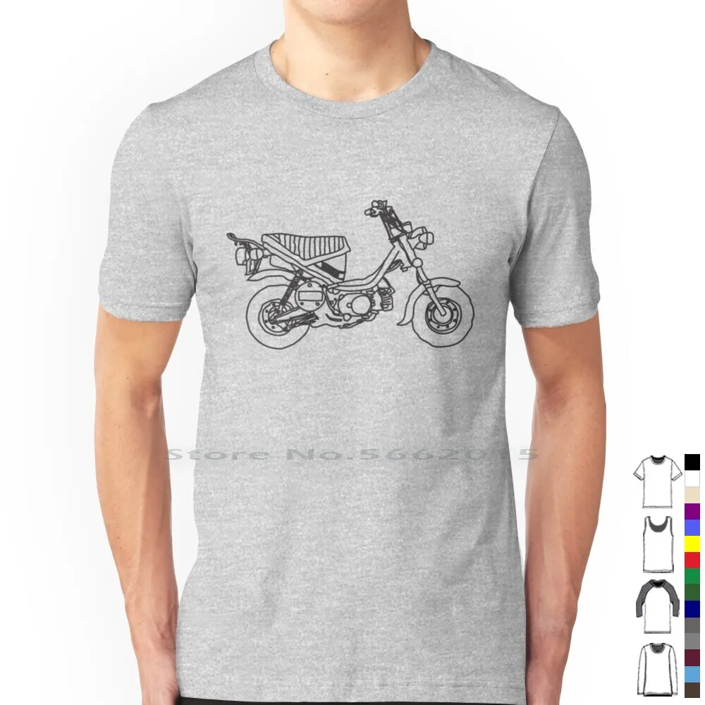 Chappy T Shirt 100% Cotton Motorcycle 80s Classic Short Long Sleeve Tee Top