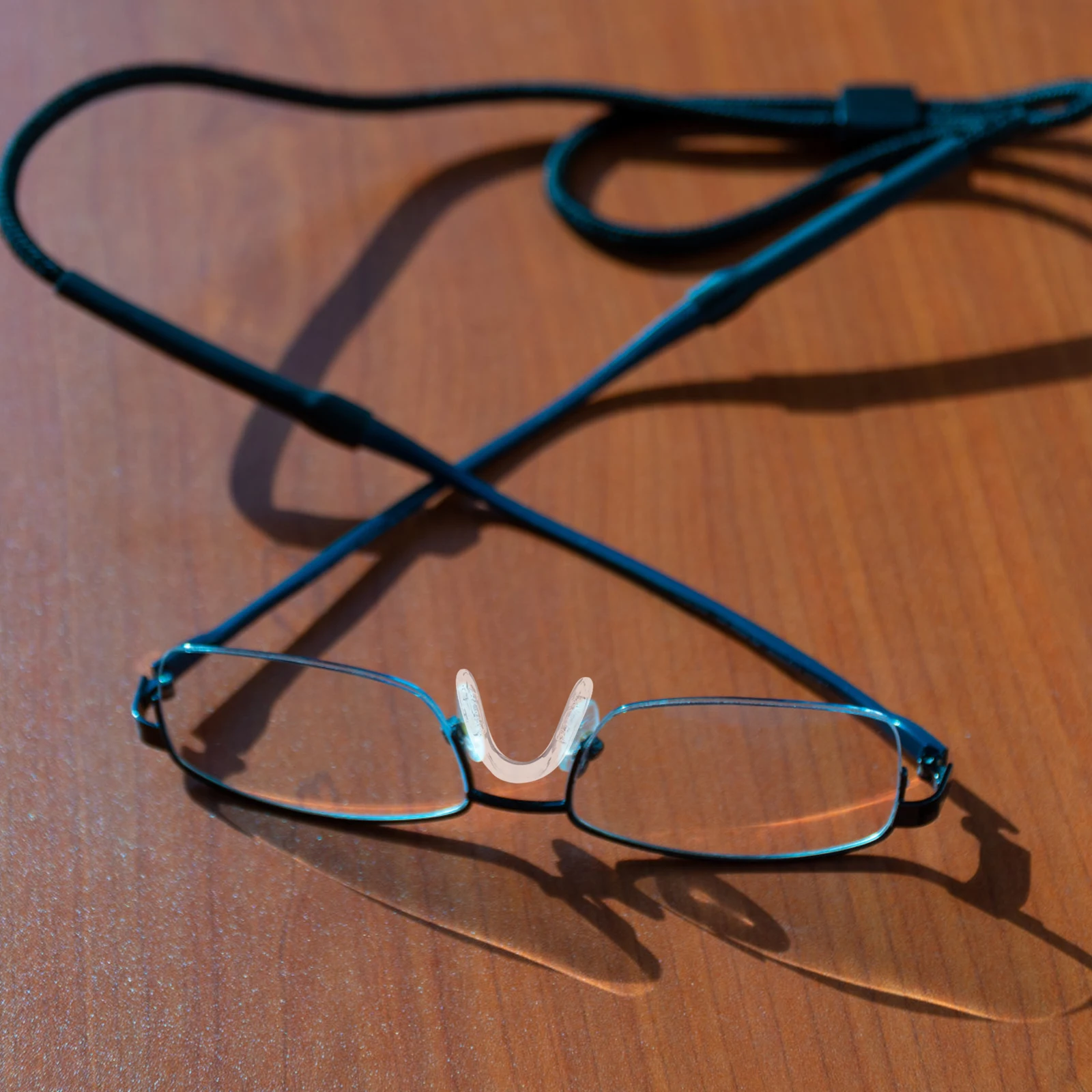 

5pcs Transparent Large Size U-Shaped Nose Pads Comfortable Non-Slip Silicone Replaceable Eyeglasses Supplies Fit