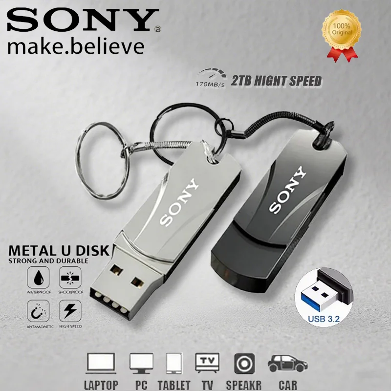 Original SONY 8TB 16TB OTG Pendrive Pen Drive 4TB 2TB Usb High Speed Portable USB 3.0 Flash Drive Memory Stick Waterproof For PC