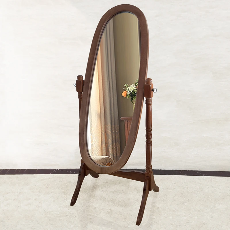 Standing Bed Room Mirrors Full Body Floor Nordic Design Long Mirrors Full Body Long Princess Espejos Decorativos Room Decoration