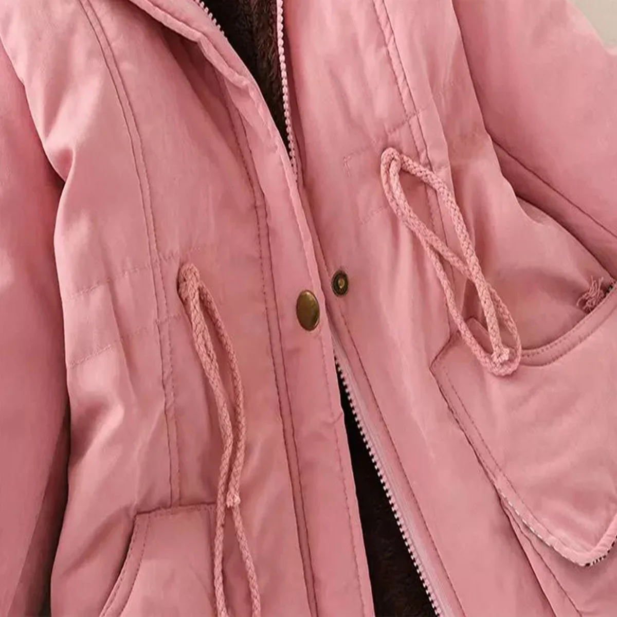 2024 autunno inverno donna giacca di cotone imbottito Casual cappotto sottile ricamo parka con cappuccio imbottito cappotto caldo abrigo para mujer