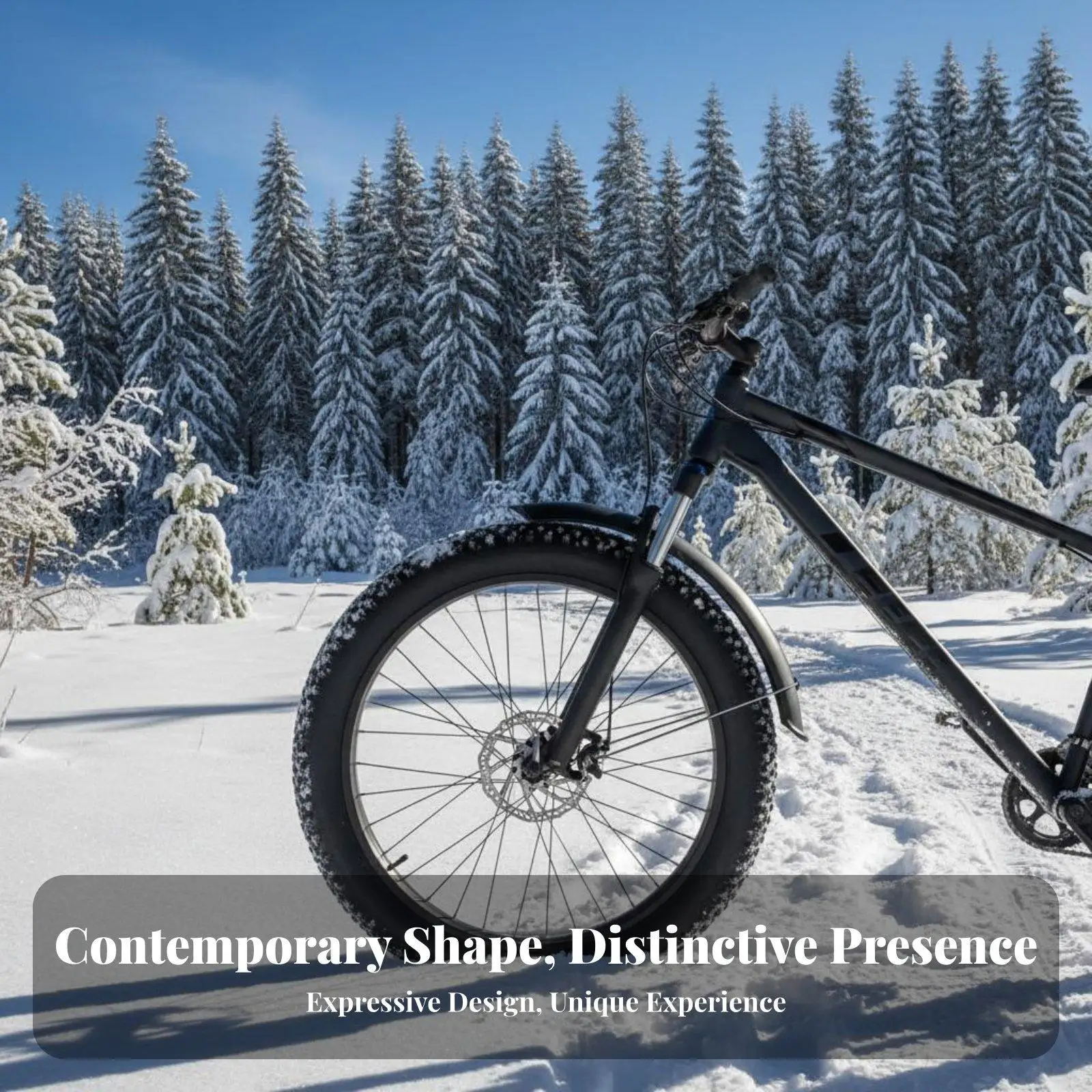 Enhanced Protection Snow Bike Mudguard Front Rear Fenders Mountain Bike Parts for 24 Inch All Terrain Fatbikes