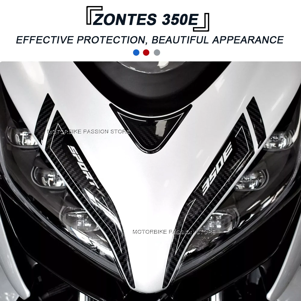 ZONTES 350E 3D Epoxy Resin Sticker Kit decalcomanie motorcycle Accessories Protection FOR ZONTES 350E 350e sticker 2023 2024