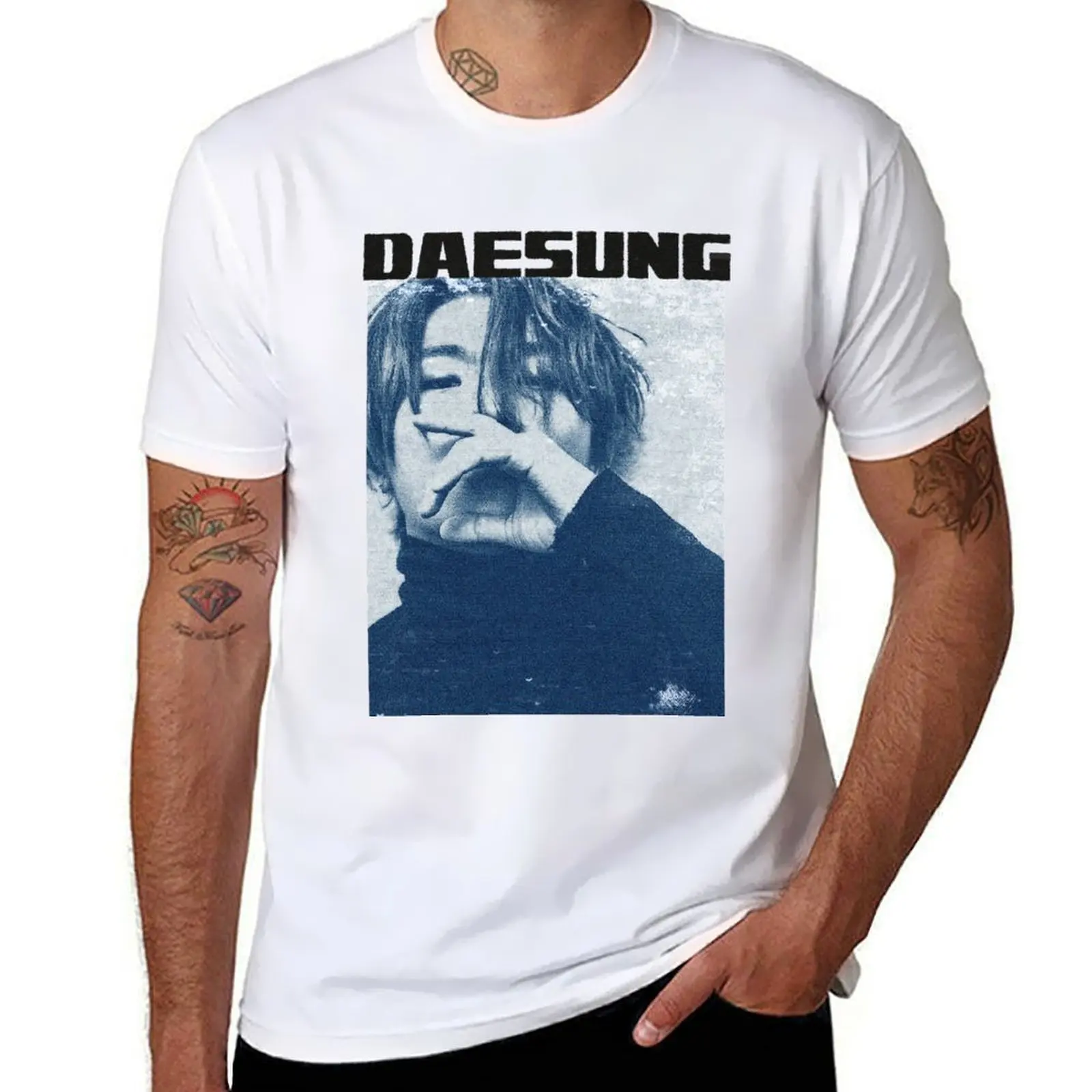 Daesung BIG BANG T-Shirt man t shirt designer t shirts for man pack white T-Shirt