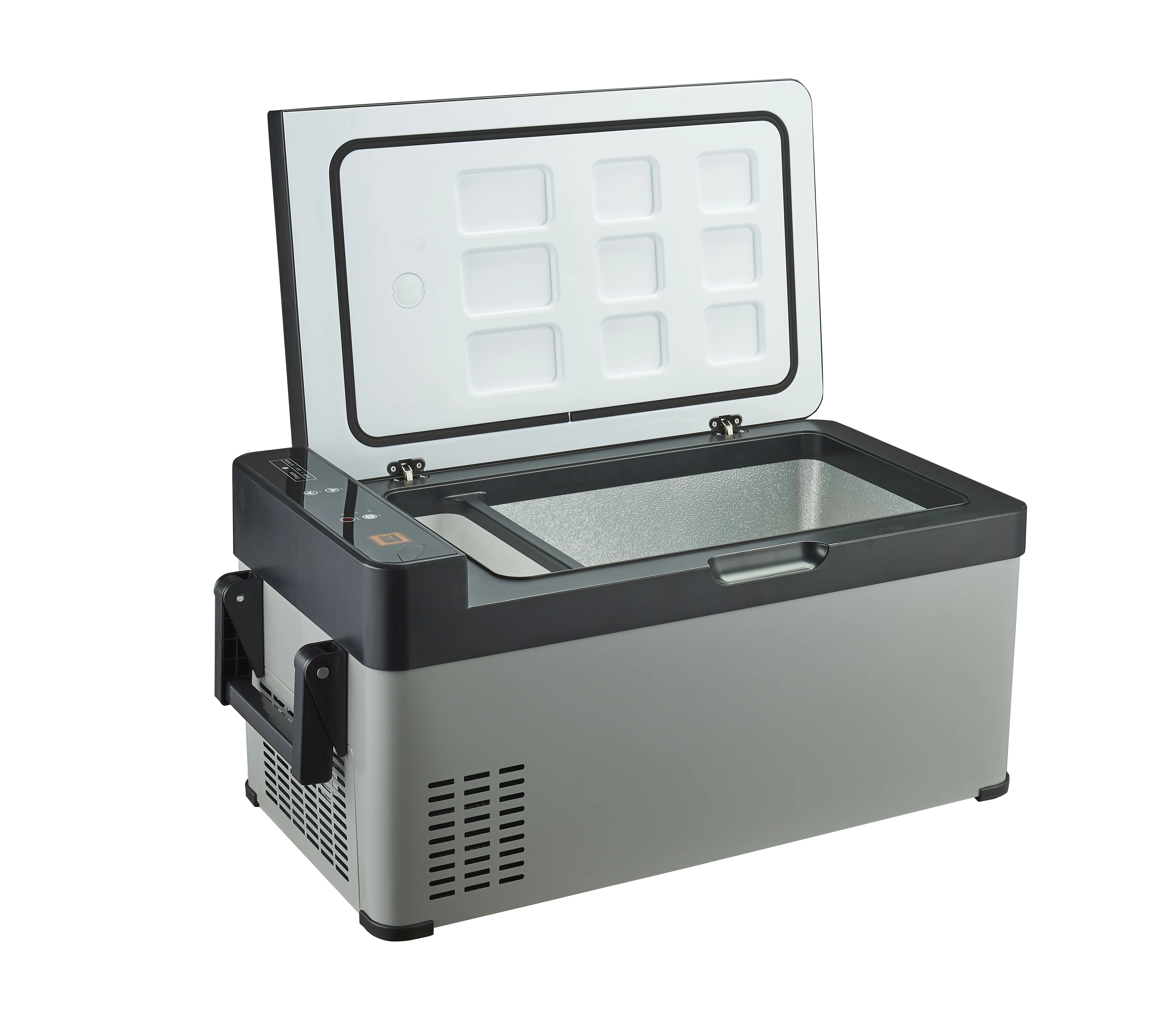 Mini Refrigerador Portátil para Auto 220V 12V, Congelador 1stcool Q-30 con Compresor de 30L, Refrigerador Eléctrico AC y DC para Auto, Autobús, Camión, Barco, Camping, 45W